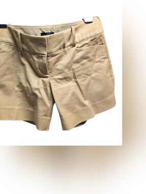 The Limited Khaki Dress Shorts Tailored Mid Rise Size 2L Tan Career Shorts